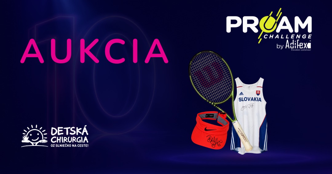 ProAm Challenge by Adifex 2026 – Charity Auction na podporu Detskej chirurgie